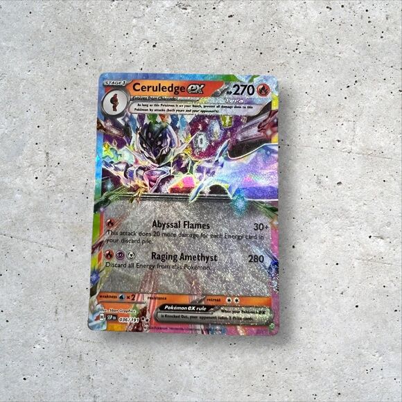 Ceruledge ex 036/191 Sv08: Surging Sparks Holo - Picture 1 of 8